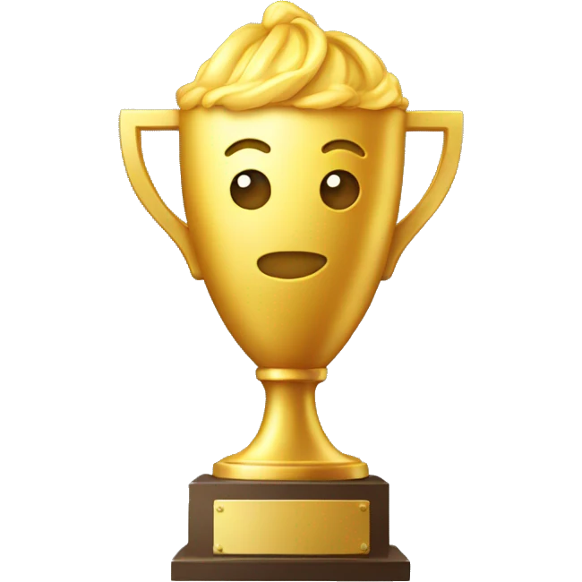 a trophy with the google logo inside emoji