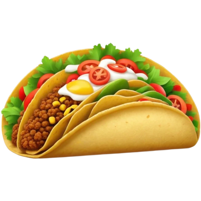 A ginger taco emoji