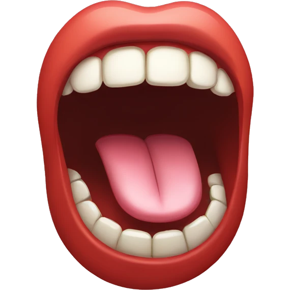 Mouth with tongue out emoji
