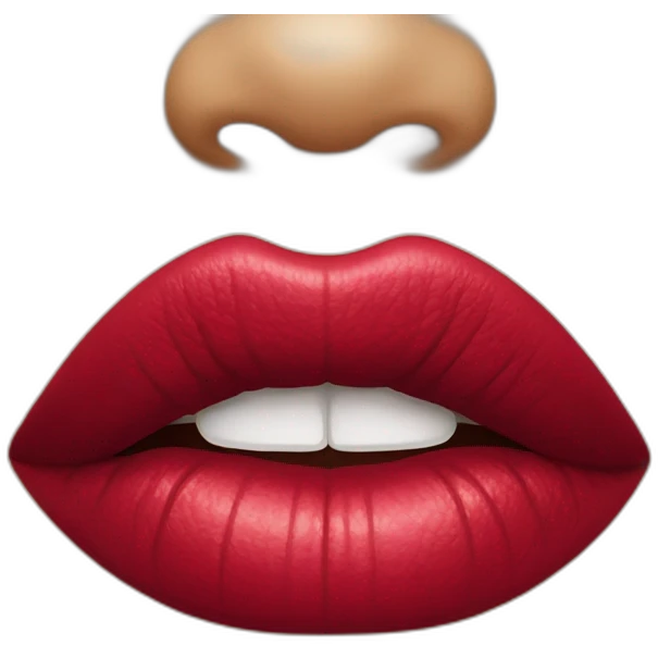 Lipstick-Kiss emoji