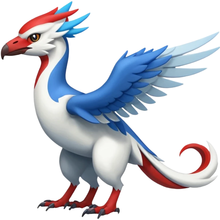 Trico-Gryphon-Latias-Silvally-fusion-creature (full body) emoji