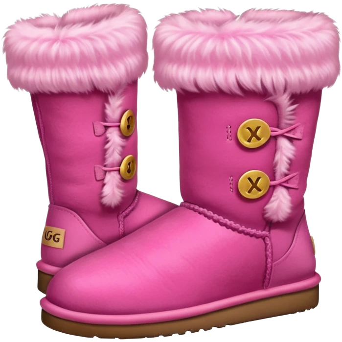Pink uggs emoji