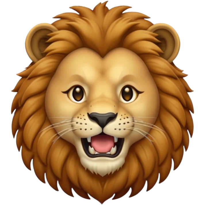 lion mounth open emoji