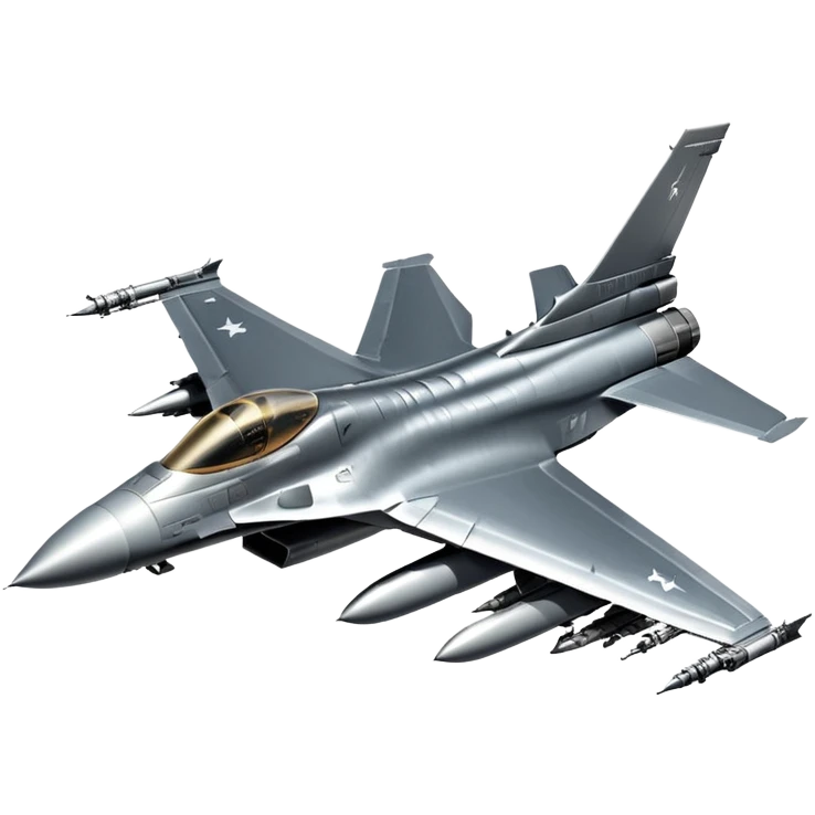 F-16 fighter jet emoji