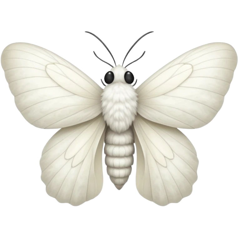white moth  emoji
