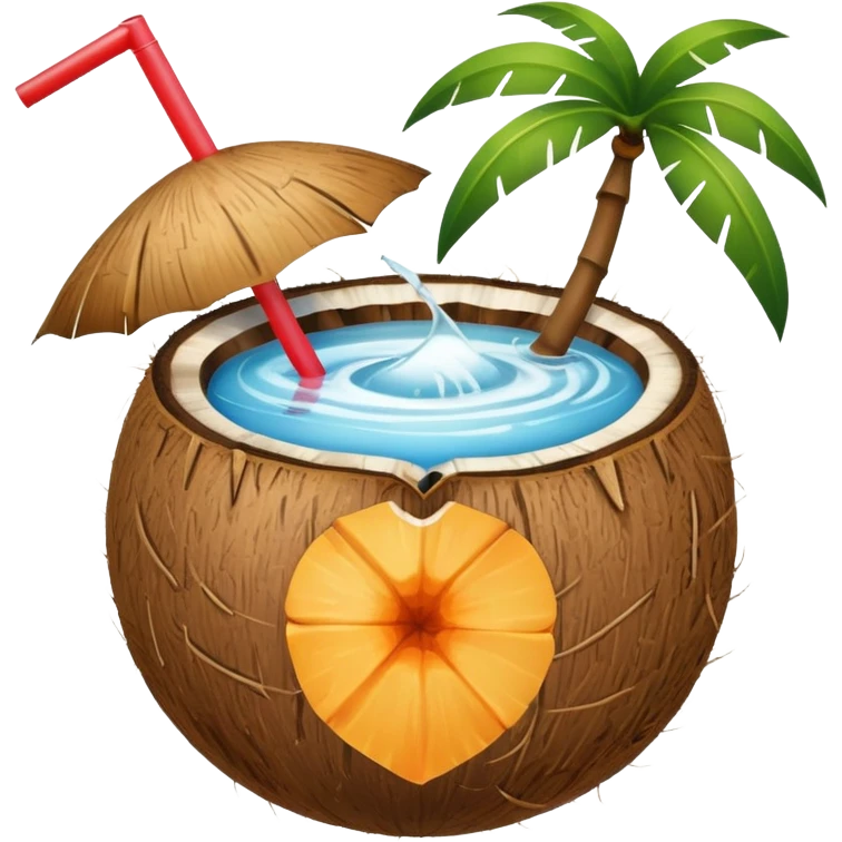 Coconut drink emoji