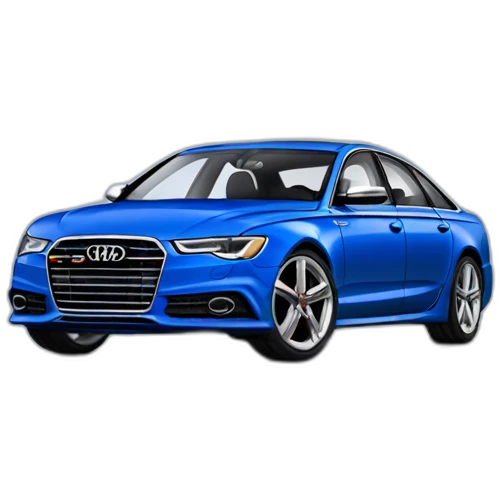 Audi S6 c6 blue emoji