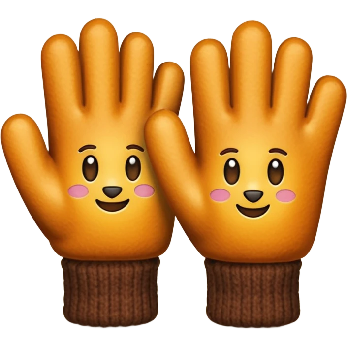 Fuzzy Gloves emoji