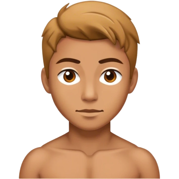 Shirtless Kira emoji