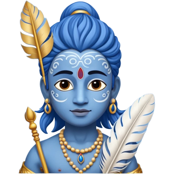 Krishna feather emoji