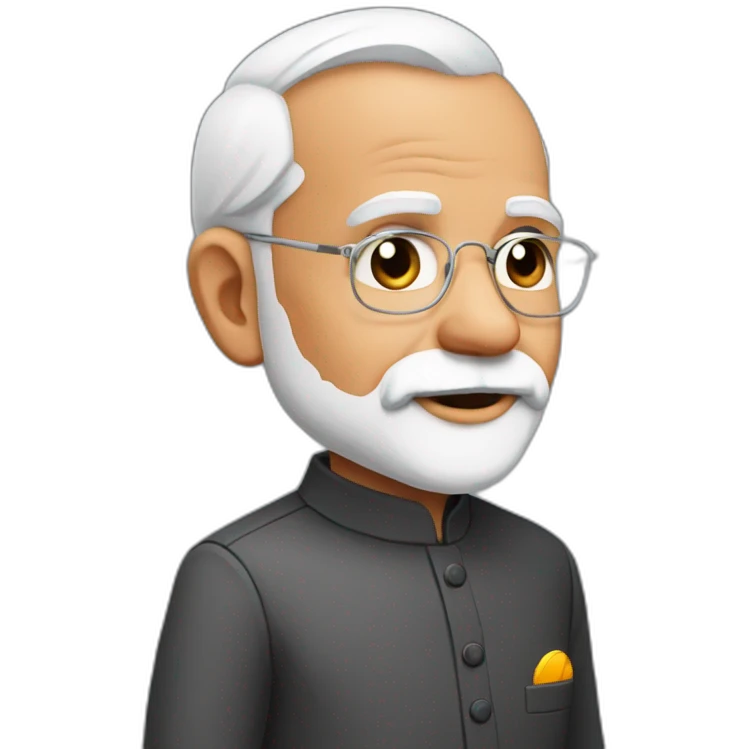 Modi in Mony  emoji