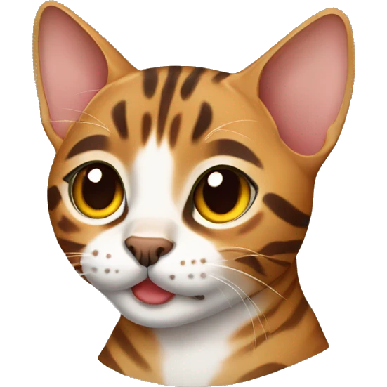 Bengal cat emoji