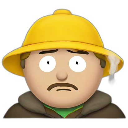 Cartman smoked emoji