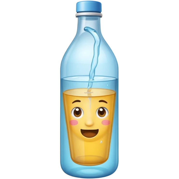 botella de agua emoji
