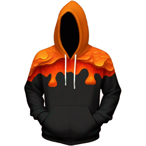 Lava hoodie emoji