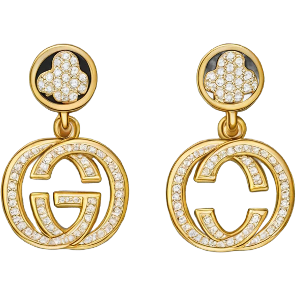 Gucci earrings emoji