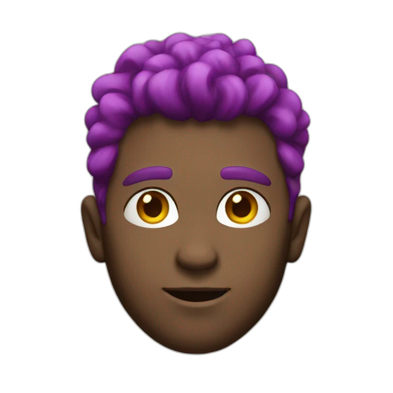 man from Leon with colourful hair emoji