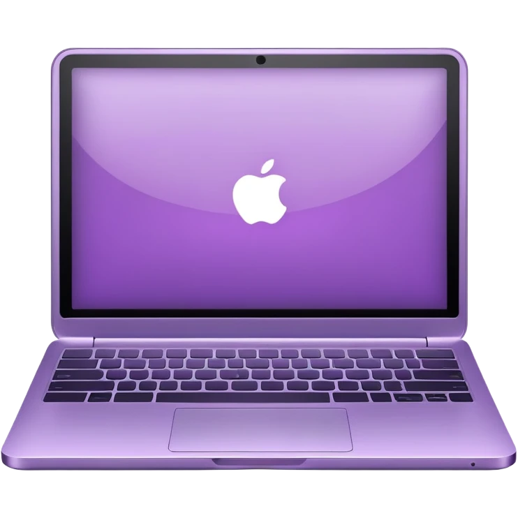 light violet laptop emoji