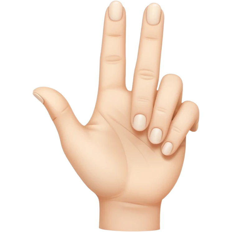 Mano con il mignolo all' in sù emoji