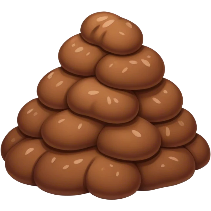 this is fine poop emoji