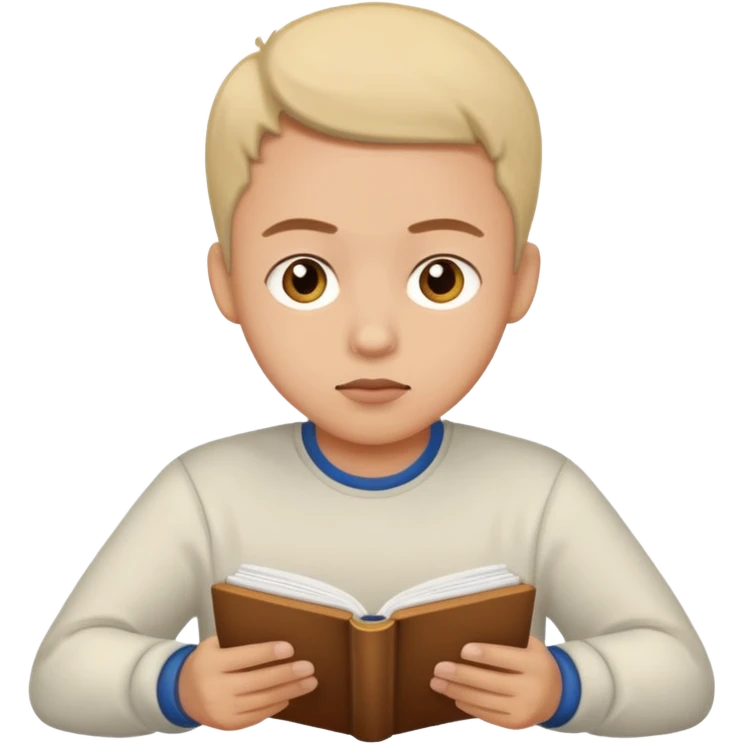 Practicing English at home emoji