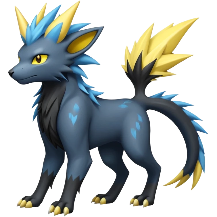 Manectric-Luxray-Draco-Fakémon-hybrid-creature (full body), 4 legs emoji