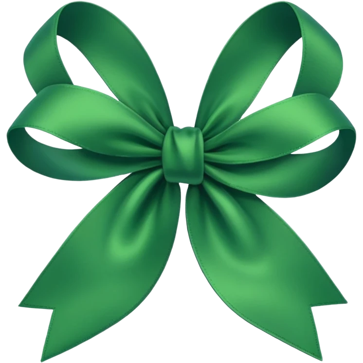 Green ribbon  emoji