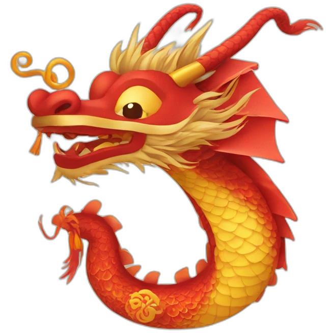 Chinese new year-dragon emoji