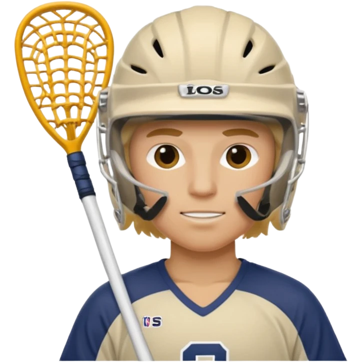 Blonde white lacrosse guy emoji