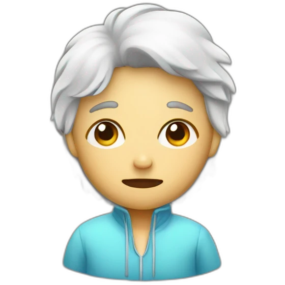Person who has a fever emoji