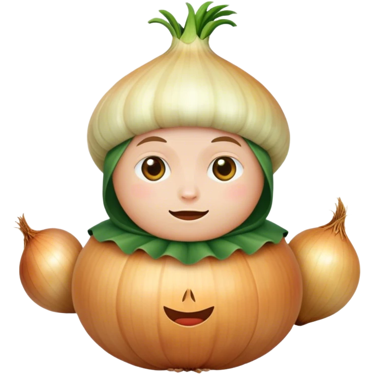 Human onion emoji