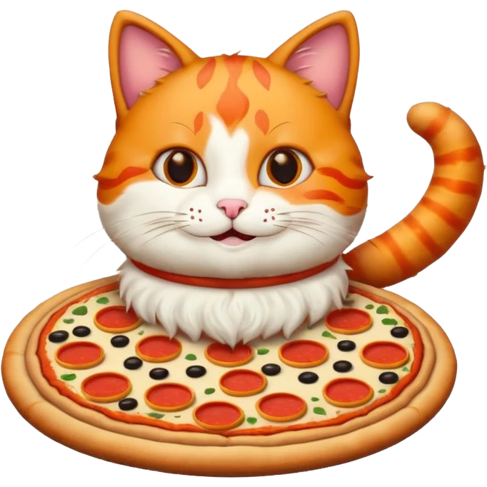 Pizza cat emoji