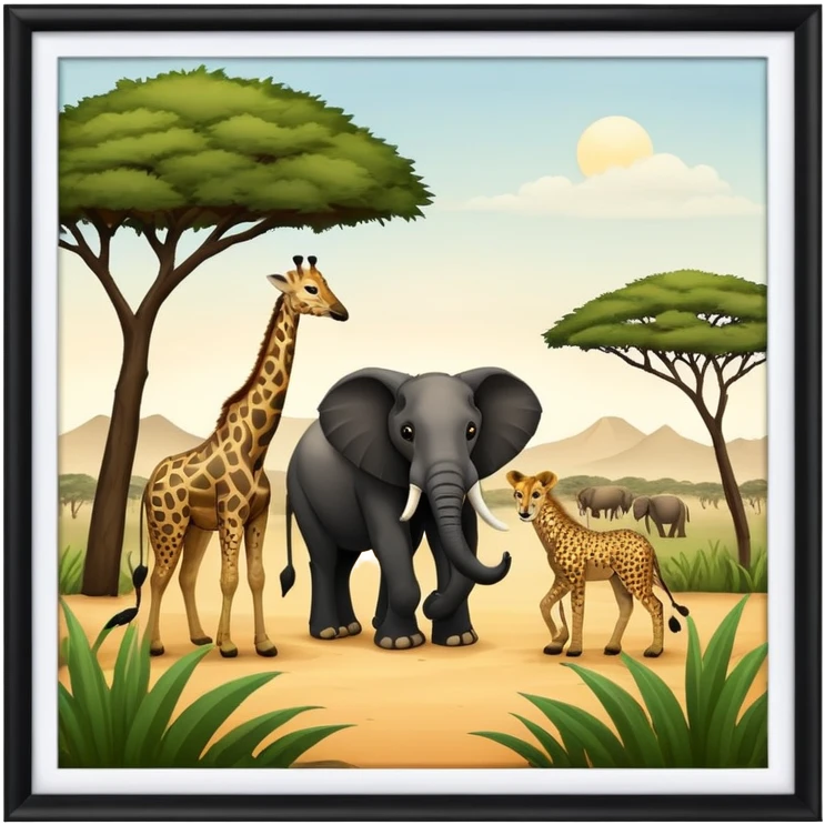 African safari  emoji