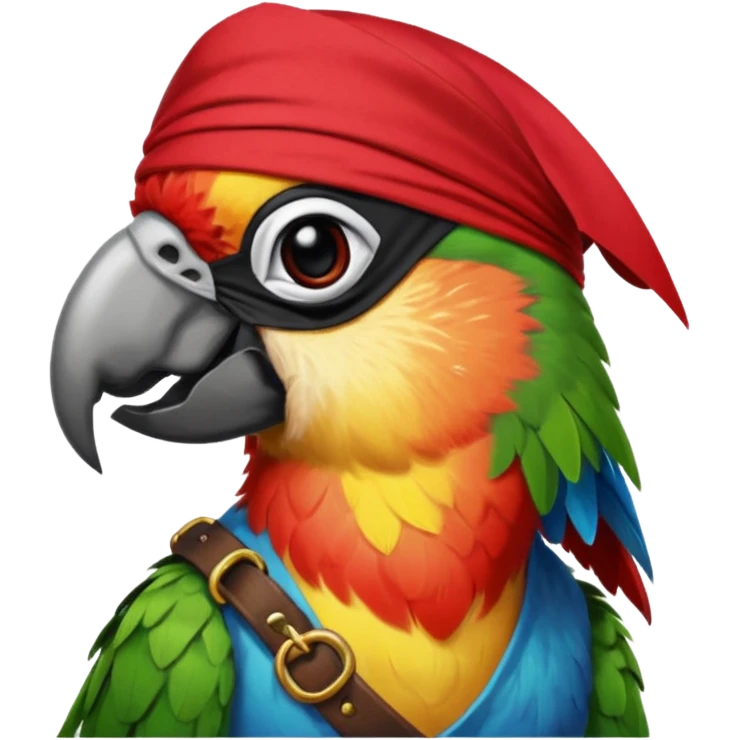 pirate and parrot emoji