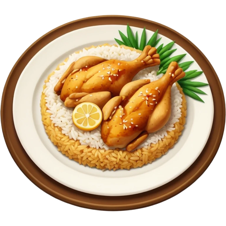 rice and chicken emoji