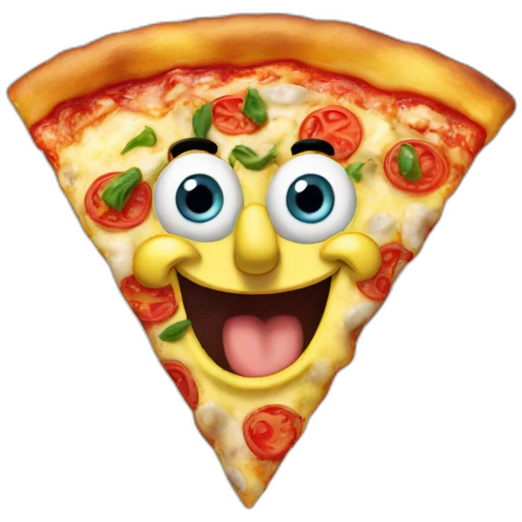 spongebob pizza  emoji