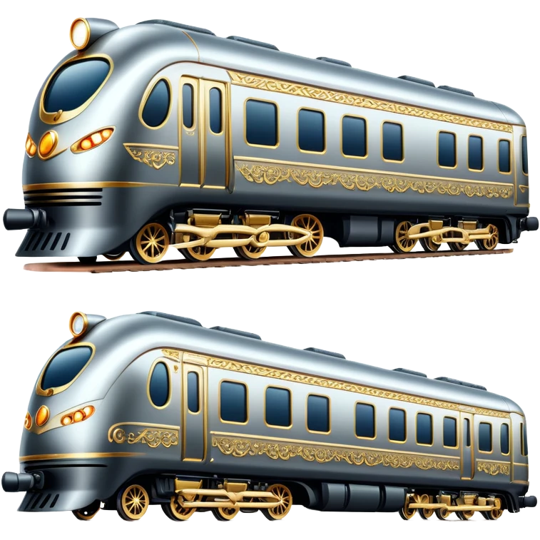 luxury train  emoji