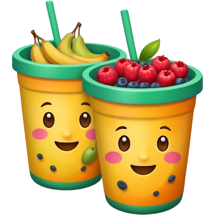 Fruit cup  emoji
