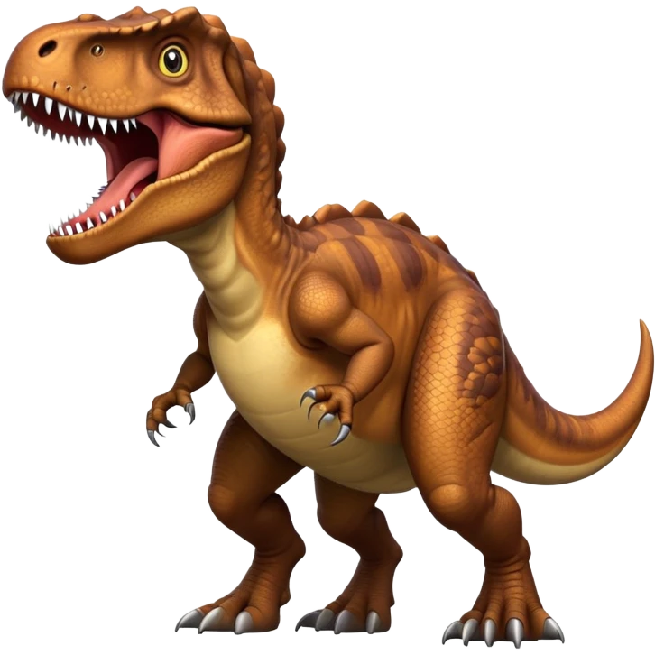 Tyrannosaurus Rex dinosaur with small arms and big teeth emoji
