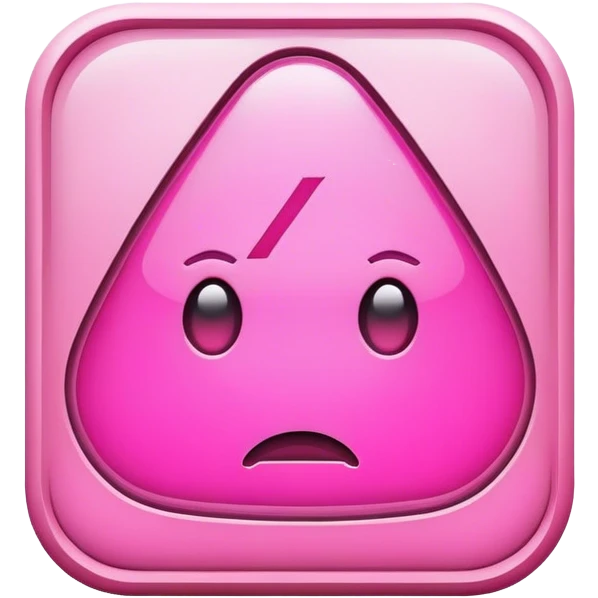 pink alert icon emoji