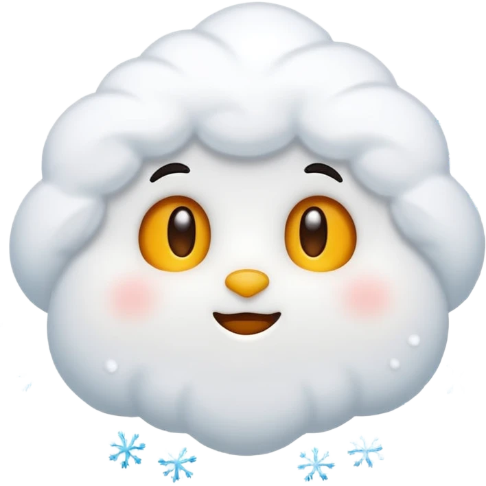 Snow fall emoji