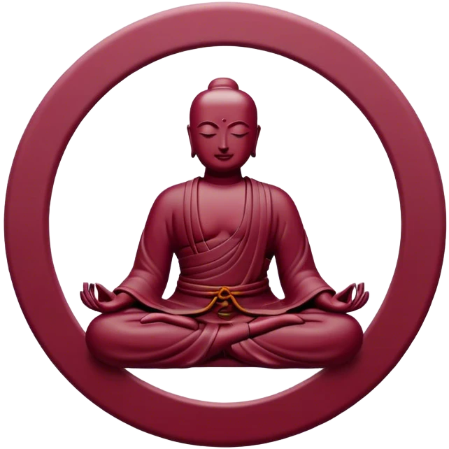 Zen data Burgundy  emoji