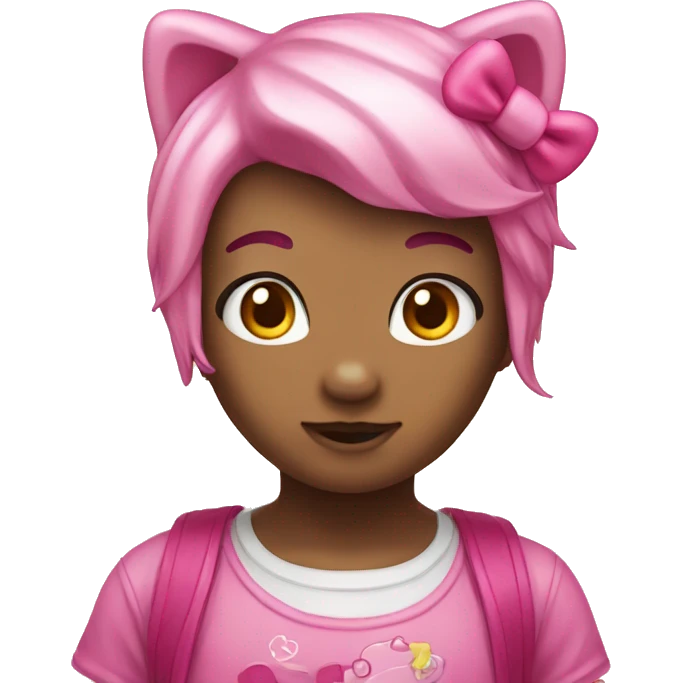 Hello kitty kawaii emoji