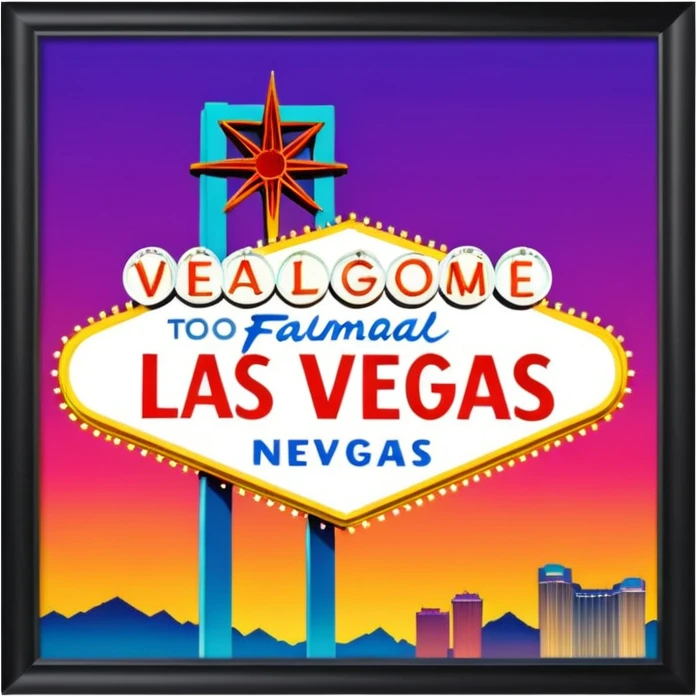 make a vegas emoji simpke emoji