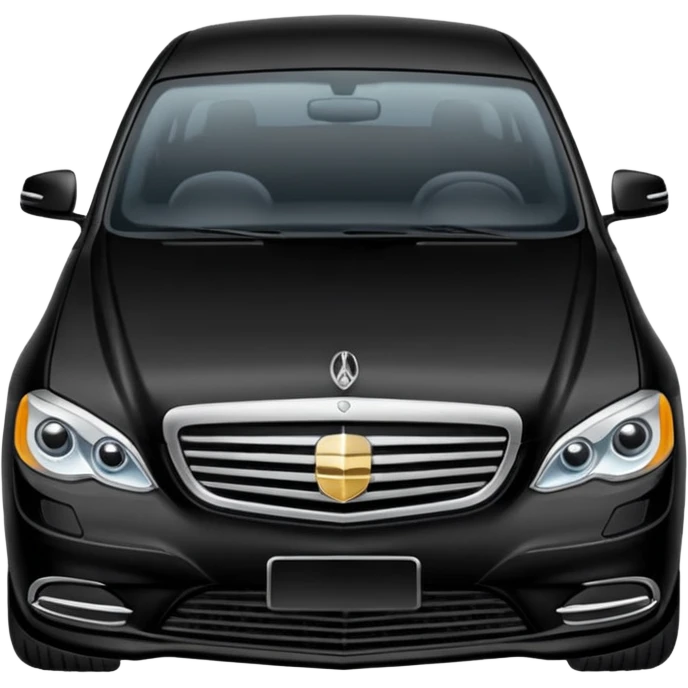 Crée-moi une voiture noire, berline, très classe La voiture  en long 2025classe S que d’un côté emoji