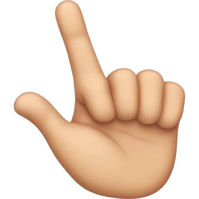 3 fingers emoji