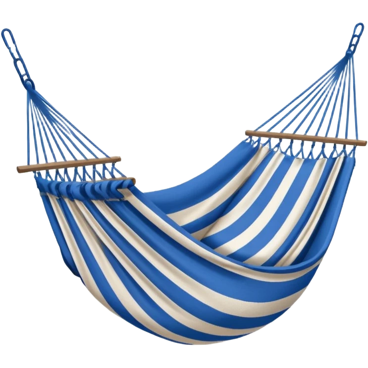 a hammock with a hole in the bottom emoji