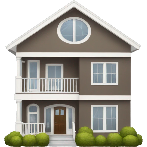 Modern house emoji