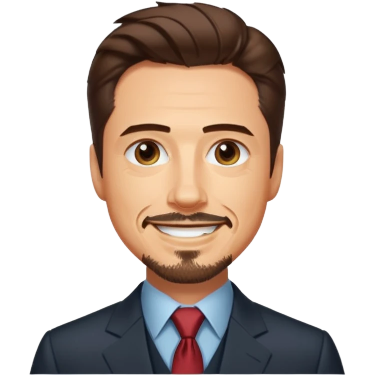 happy tony stark emoji