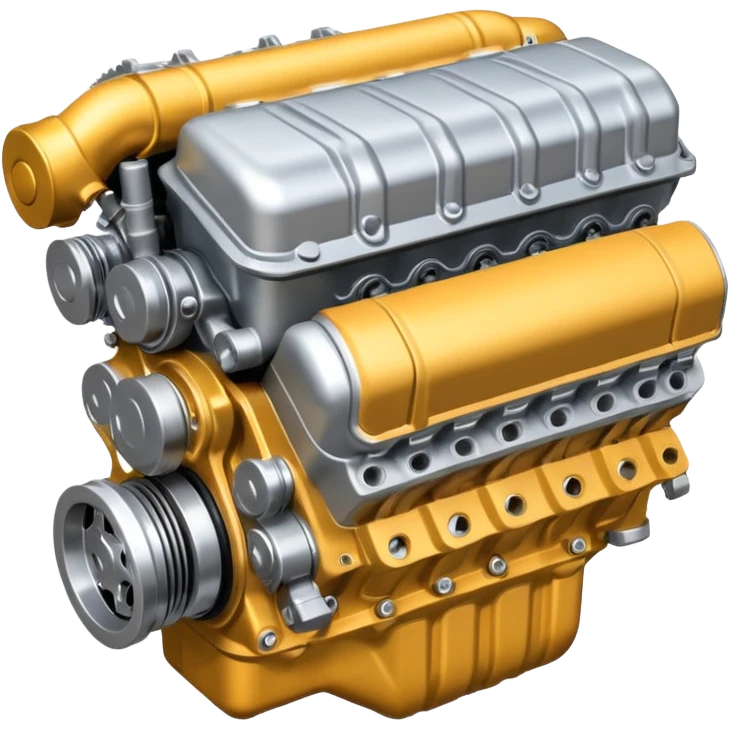 minimalistic car engine emoji